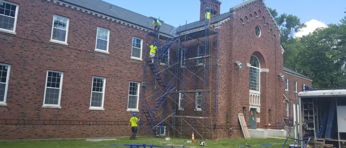 Slate Roof Repairs at Building 23