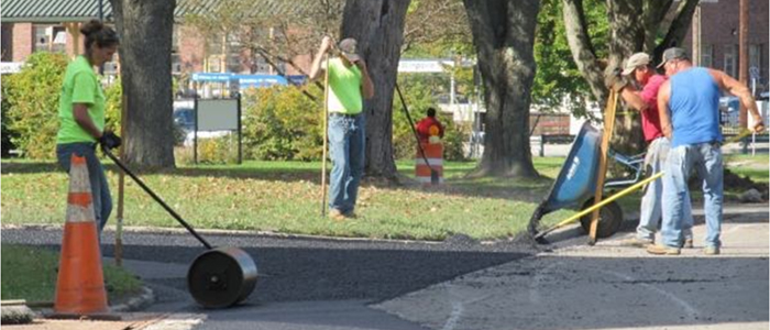 New Road in-front of Administration Building 
