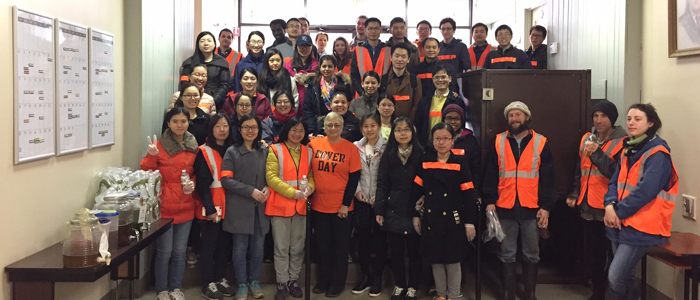 Dozens of Students Volunteer in Town Clean-up Activities on Earth Day 