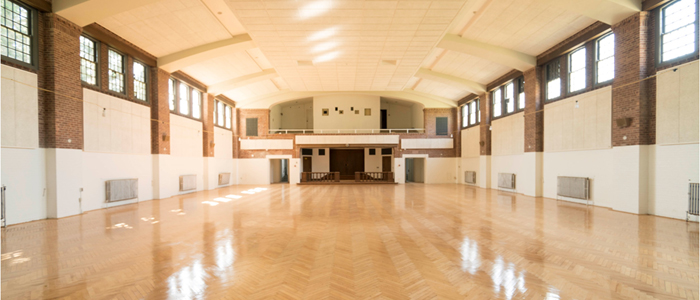 Restored Hard Wood Flooring at Building 35 - Gratia Hall