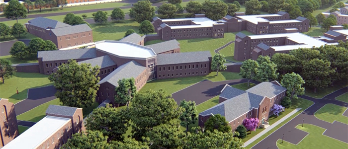 Bird's View of East Side Campus