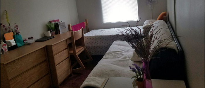 Renovated Dorm Room at Building 11