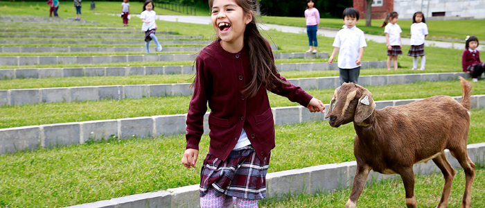 Olivet Academy Outdoor Activity with Animals