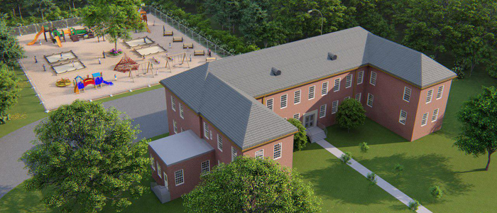 Exterior of Building #18 - Olivet Academy