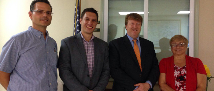 Dover Greens Receives Site Plan Approval - Pictured with VHB Engineering, Rennia Engineering and Town's Supervisor