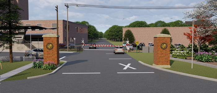 Wheeler Road - Railroad Crossing 