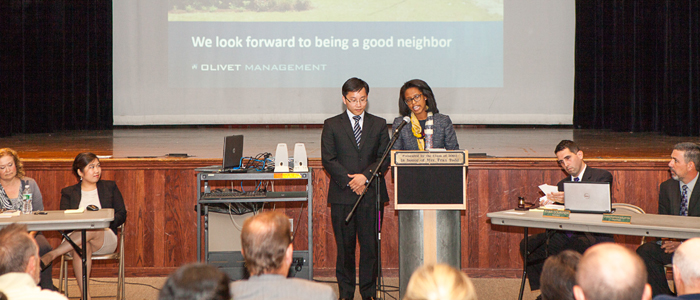 Olivet University President Presents the Details of the Development Project