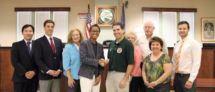 Town of Dover Leadership Welcomes Olivet at Town Hall