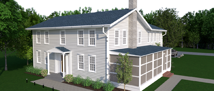 Exterior of Building #53 at the West Side of the Campus