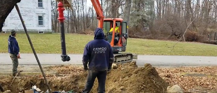 New Fire Hydrant Installation