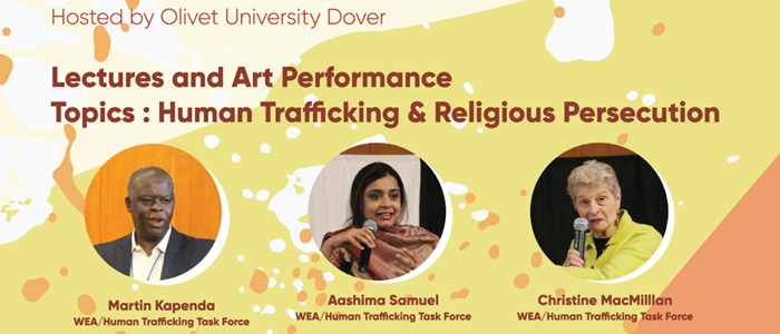 Flyer for Special Presentation by WEA Human Trafficking Taskforce 