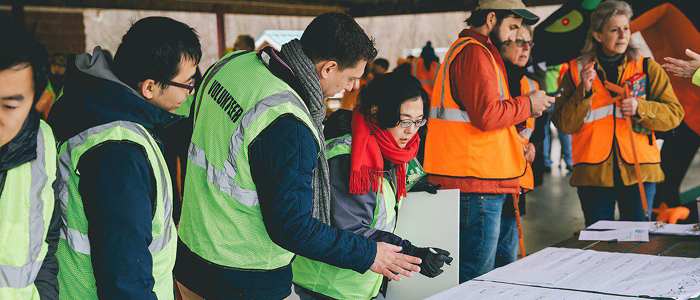 Dozens of Students Volunteer in Town Clean-up Activities